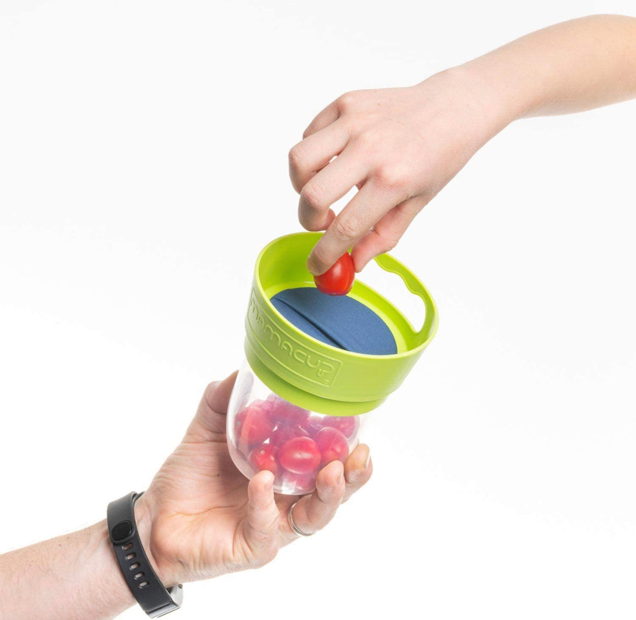 MamaCup"Spill-Free Snack Cup" Green