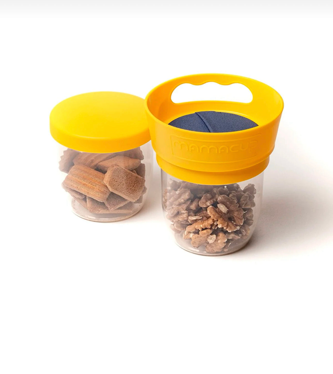 MamaCup"Spill-Free Snack Cup" Yellow