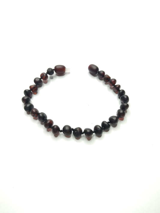 Dark Cherry Baltic Healing Baltic Amber Bracelet