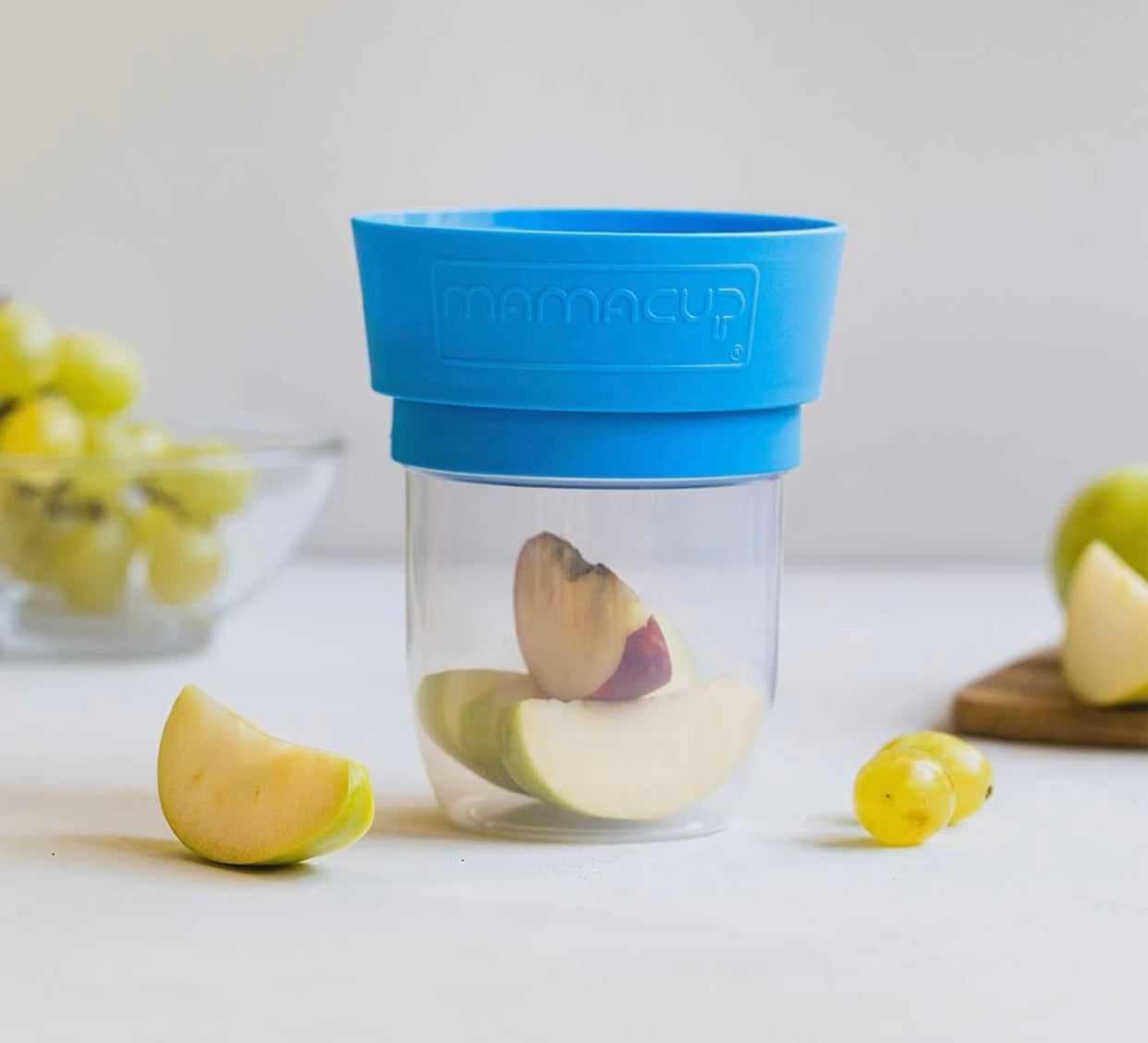 MamaCup"Spill-Free Snack Cup" Blue
