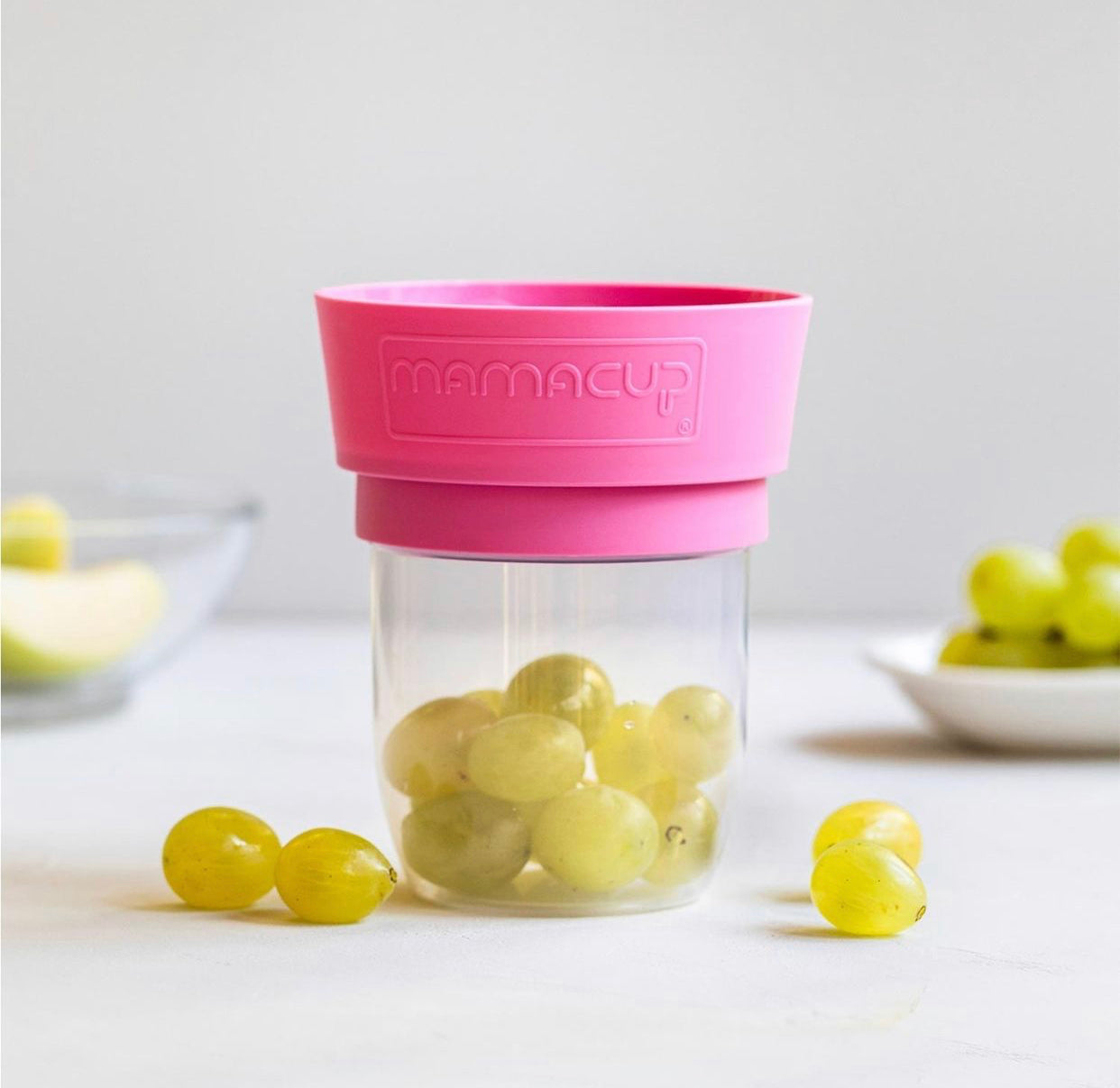 MamaCup"Spill-Free Snack Cup" Pink