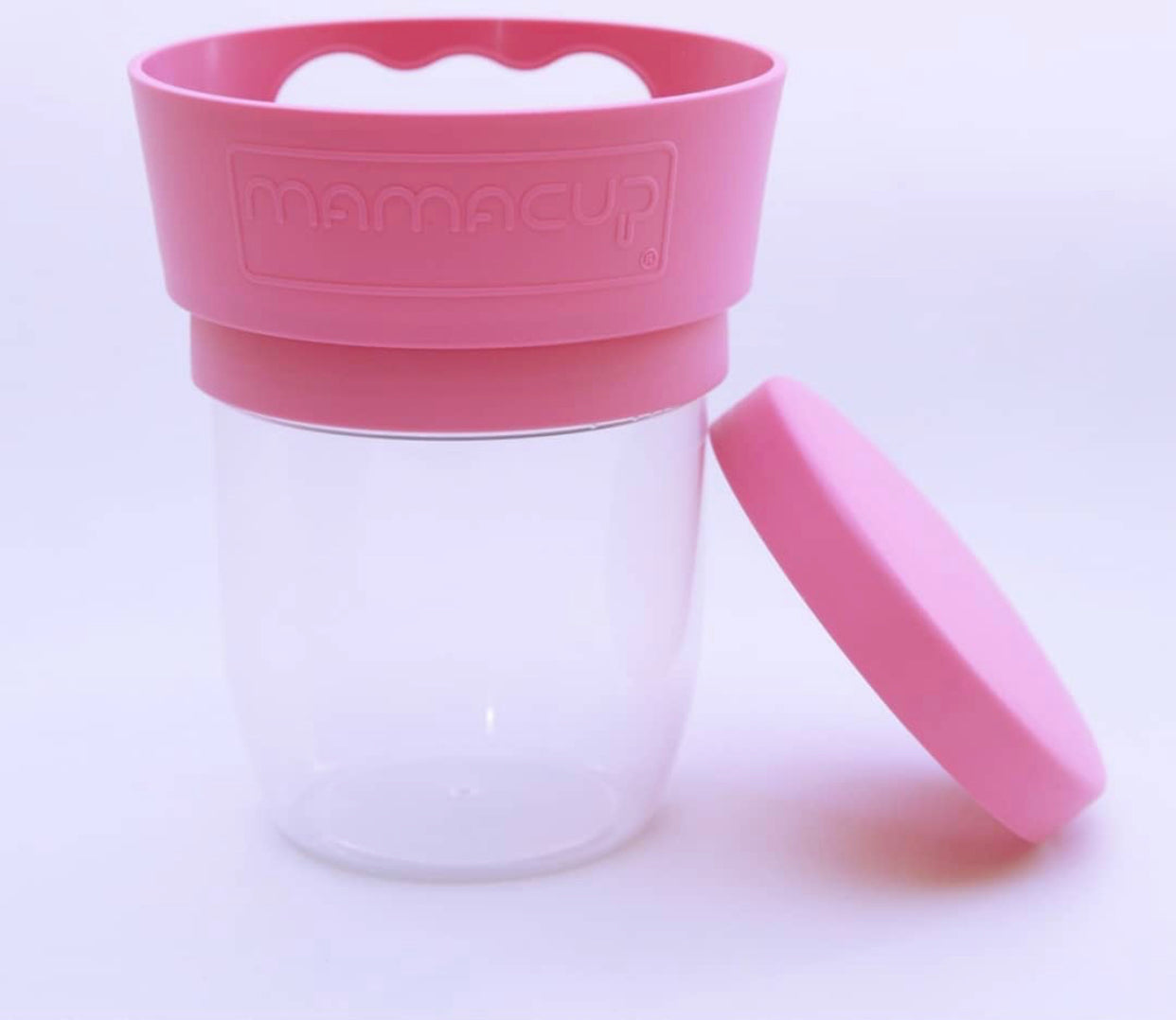 MamaCup"Spill-Free Snack Cup" Pink